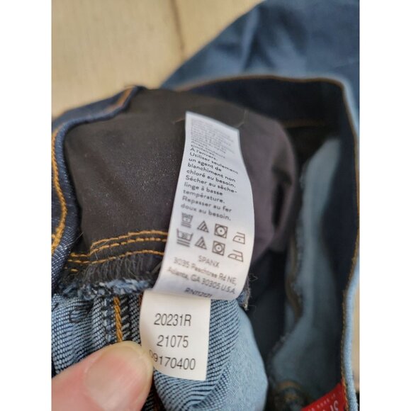 Spanx Blue Jean Flare cropped high waisted demin slimming size Medium 20231R - Picture 8 of 11
